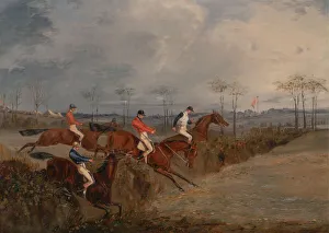 Henry Thomas Alken's Steeplechase Print, ca. 1845