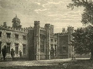 Rugby School History Prints: The School from the Close, 1898. Creator: Unknown