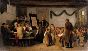 Childhood Education Image Prints: The school exam