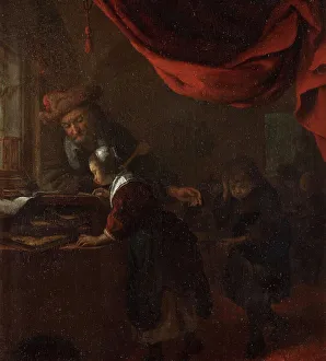 The Schoolmaster Print, Private Collection