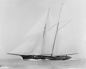 Schooner (Waterwitch?) under sail, c1936. Creator: Kirk & Sons of Cowes Schooner (Waterwitch?) under sail, c1936. Creator: Kirk & Sons of Cowes