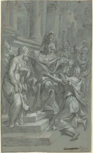 Publius Cornelius Scipio Africanus Prints: Scipio Restoring His Captive to Her Lover, 17th century. Creator: Unknown