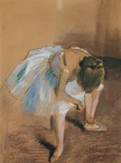 Impressionism Style Art Prints: Seated Dancer, 1879