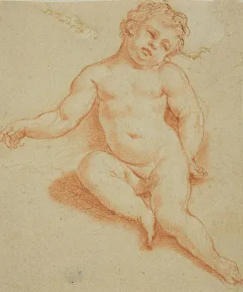 Italian Art Heritage Prints: Seated Putto, n.d. Creator: Unknown