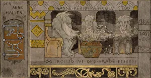 The second Hall. Artist: Munthe, Gerhard (1849-1929) The second Hall. Artist: Munthe, Gerhard (1849-1929)