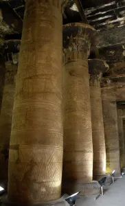 Horus Temple Egypt Prints: The Second Hypostyle Hall, Temple of Edfu