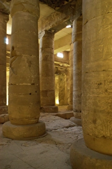 New Kingdom Egyptian Artifacts Prints: Second Hypostyle Hall, Temple of Seti I