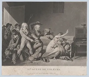 Louis Leopold Boilly Artwork Prints: Second Scene of Thieves, ca. 1805. Creator: Gror