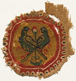 Ancient Egyptian Textiles Prints: Segmentum from a Tunic, 600s - 700s. Creator: Unknown