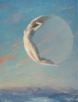 Nude Woman Painting Prints: Selene