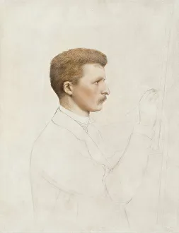 French Graphic Arts Prints: Self-portrait, c1904. Creator: Coraboeuf, Jean (1870-1947)