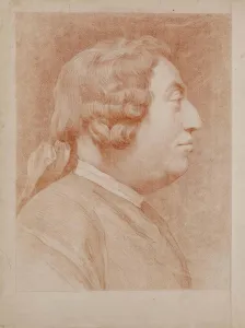 Sanguine On Paper Art Prints: Self-Portrait. Creator: Bouchardon, Edme (1698-1762)