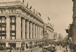 Selfridges and the last of the old Oxford Street shops that the building engulfed, c1935 Selfridges and the last of the old Oxford Street shops that the building engulfed, c1935