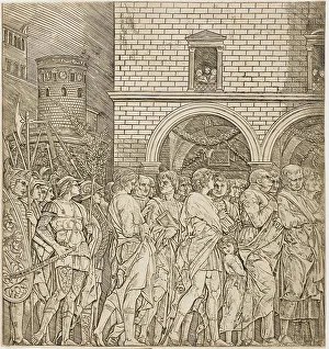 Renaissance Engravings Prints: The Senators, from Triumph of Caesar, c.1495. Creator: School of Andrea Mantegna