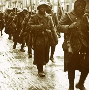 Senegalese soldiers after attack, c1914-c1918 Senegalese soldiers after attack, c1914-c1918