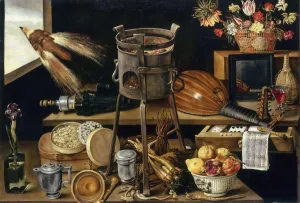 Parisian Fine Art Images Prints: Five Senses and the Four Elements, 1627