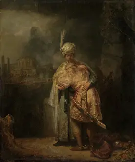 Rembrandt Paintings Prints: Separation of David and Jonathan, 1642. Creator: Rembrandt Harmensz van Rijn