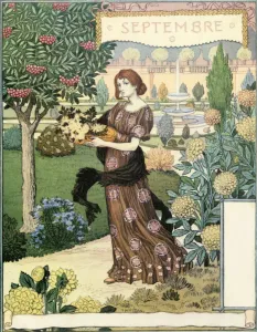 Septembre, 1896. Creator: Eugene Samuel Grasset Septembre, 1896. Creator: Eugene Samuel Grasset