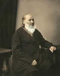 Sergei Aksakov, Russian author, 1850s. Artist: Karl August Bergner Sergei Aksakov, Russian author, 1850s. Artist: Karl August Bergner