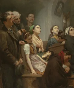 National Gallery Prague Prints: The Sermon, 1880s