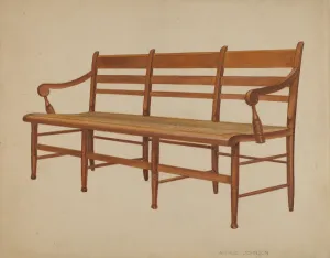 Settee, c. 1936 Print by Arthur Johnson