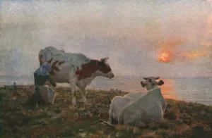 Amalgamated Press Ltd Publications Prints: The Setting Sun, c1897, (c1930). Creator: Adrian Stokes