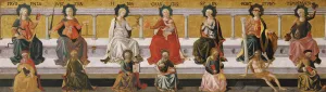 The Seven Virtues, c. 1450. Artist: Pesellino, Francesco di Stefano (1422-1457) The Seven Virtues, c. 1450. Artist: Pesellino, Francesco di Stefano (1422-1457)
