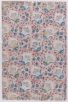 19th Century Dot Floral Print