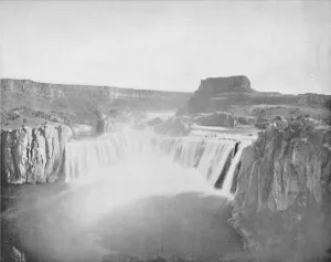 US Tourism Destinations Prints: The Shoshone Falls, 19th century