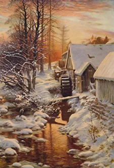 The Silence of the Snows, 1907. Creator: Joseph Farquharson The Silence of the Snows, 1907. Creator: Joseph Farquharson