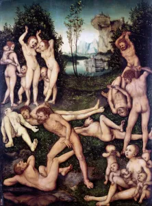 The Silver Age, 1527. Artist: Lucas Cranach the Elder The Silver Age, 1527. Artist: Lucas Cranach the Elder