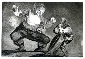 Simpleton, 1819-1823. Artist: Francisco Goya Simpleton, 1819-1823. Artist: Francisco Goya