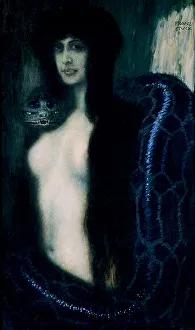 German Painting Prints: The Sin
