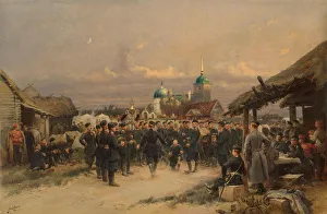 Singers of the Life-Guards 4th The Imperial Familys Rifle Battalion at Tsarskoye Selo, 1889 Singers of the Life-Guards 4th The Imperial Familys Rifle Battalion at Tsarskoye Selo, 1889