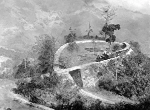 Images Dated 2008 June: A single loop in the Darjeeling Himalayan Railway, Print