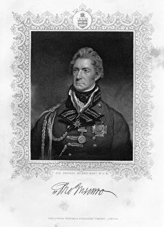 Images Dated 21st August 2007: Sir Thomas Munro (1761-1827), Scottish soldier and statesman, 19th century. Artist: Henry Meyer