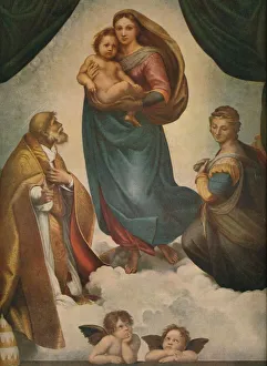 The Sistine Madonna, 1512, (1911). Artist: Raphael The Sistine Madonna, 1512, (1911). Artist: Raphael