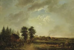 Arcadian Landscape Painting Prints: Skebo mill. Creator: Unknown