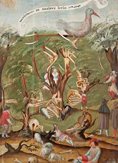 German Oil Paintings Prints: The Skeleton Forest, 1641. Creator: Unknown