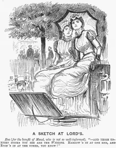 Prints of A Sketch at Lords, 1881 Cricket Prints: A Sketch at Lords, 1881 Print