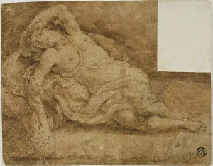 Unknown Artist's Sleeping Figure Print, n.d