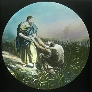 Pilgrims Progress Illustrations Prints: The Slough of Despond, c1910. Creator: Unknown