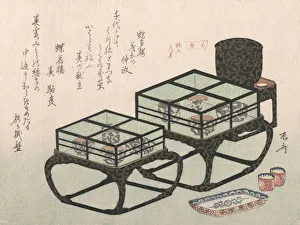 Small Dinner Tables Print, circa 1816