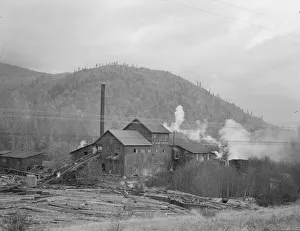 Small private lumber mill still operating in region... Boundary County, Idaho, 1939. Creator: Dorothea Lange Small private lumber mill still operating in region... Boundary County, Idaho, 1939. Creator: Dorothea Lange