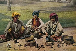 Snake Charmers Print, c1910
