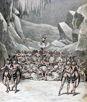 The Snow Ballet, from la Voyage dans la Lune by Jacques Offenbach, 1892 The Snow Ballet, from la Voyage dans la Lune by Jacques Offenbach, 1892
