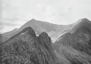 Snowdon and Crib Coch, c1896. Artist: I Slater Snowdon and Crib Coch, c1896. Artist: I Slater