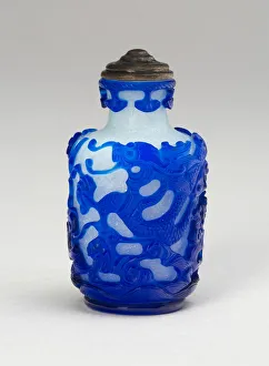 Qing Dynasty Snuff Bottle Print, 1790-1850