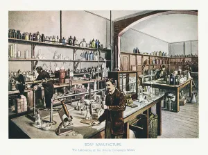 Vinolia Soap Company Laboratory Print, c1905