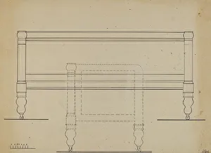 Heritage Art Gallery USA Prints: Sofa, 1936. Creator: Nicholas Gorid